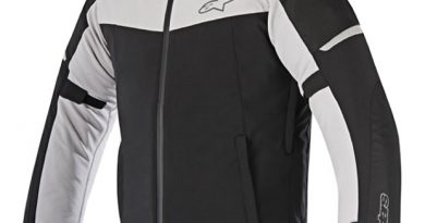 alpinestars：アルパインスター STRATOS TECHSHELL ドライスタージャケット ブラック/ライトグレー