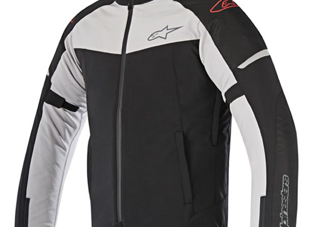 alpinestars：アルパインスター STRATOS TECHSHELL ドライスタージャケット ブラック/ライトグレー