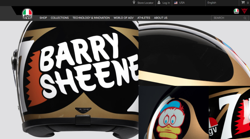 AGV X3000 Barry Sheene